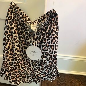 NWT Princess Polly Cheetah Mini Skirt